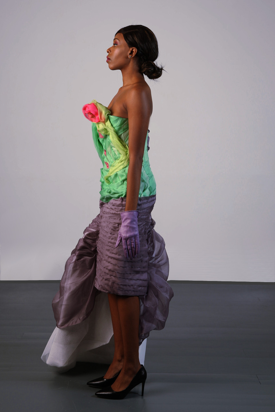 "High End Silk Organza Dress Lime Green Silk Strapless
Angelo Fair Couture Silk Dress Haute Couture Week"