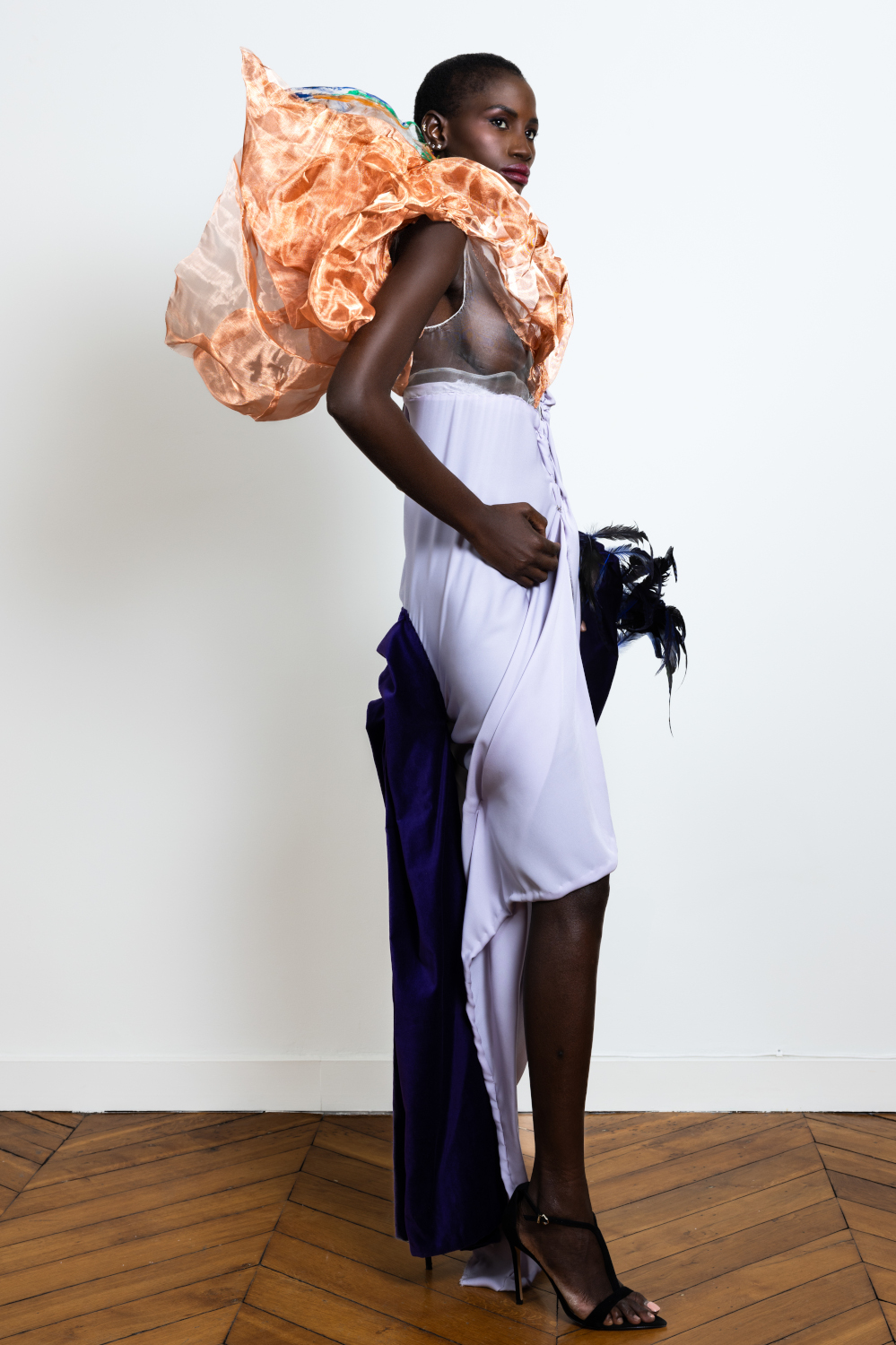 Angelo Fair Couture Purple Dress 4